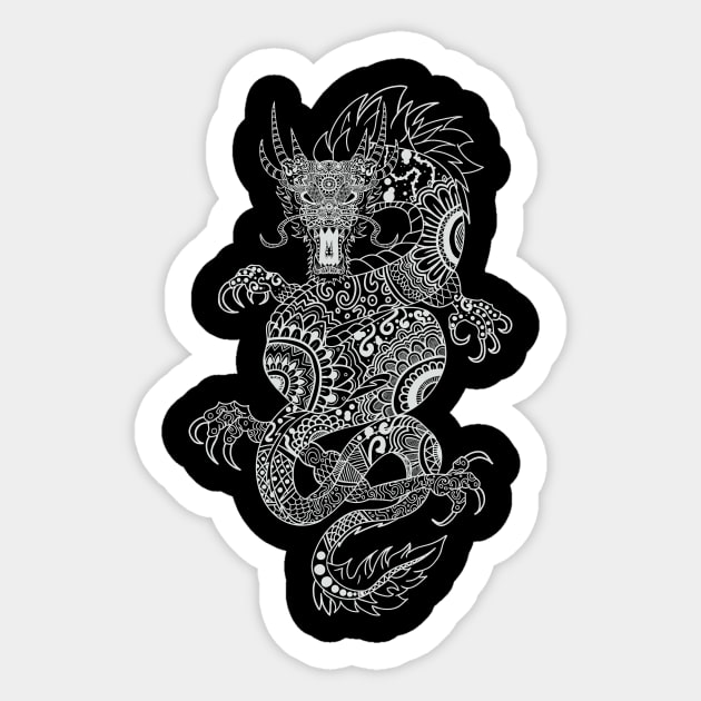 Dragon Mandala Sticker by AME_Studios